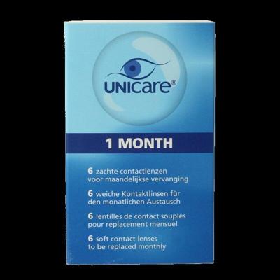 Unicare 1 Month 6 Zachte Contactlenzen -3.75