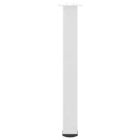 Console tafelpoten 4 st 72-74 cm staal wit - thumbnail