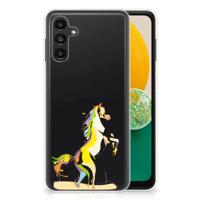 Samsung Galaxy A13 | A04s Telefoonhoesje met Naam Horse Color - thumbnail