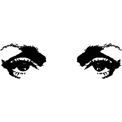 Ogen - Muursticker Ogen - Muursticker