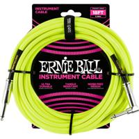 Ernie Ball 6085 Braided Instrument Cable, 5.5 meter, Neon Yellow - thumbnail
