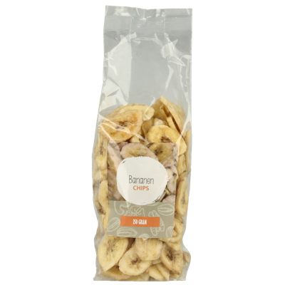 MijnNatuurwinkel Bananen chips 250 Gram