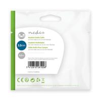 Nedis CAGP22150BK02 Audiokabel Headset 3,5 Mm Male - 2x 3,5 Mm Female 0,2 M Zwart - thumbnail