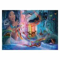 Ravensburger legpuzzel disney castles pocahontas, 1000st. - thumbnail