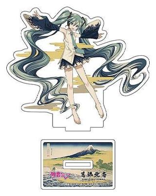Hatsune Miku x Katsushika Hokusai iXima Die-Cut Acrylic Stand A Sketch of Tago Bay at Ejiri on the Tokaido 10 cm (5)