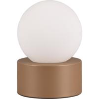 Stijlvolle LED Tafellamp Coffee - Ronde Tafelverlichting E14 Metaal - thumbnail