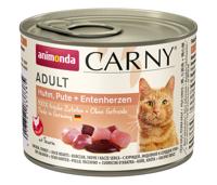 ANIMONDA Carny Adult Chicken, turkey and duck hearts - nat kattenvoer - 200g - thumbnail