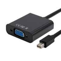 1080P Mini DisplayPort-naar-VGA-kabeladapter (zwart) - thumbnail