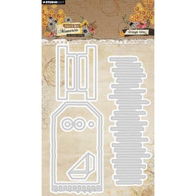 Studio Light • sweet bee memories cutting dies grunge bits