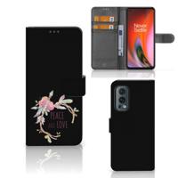 OnePlus Nord 2 5G Leuk Hoesje Boho Text | Portemonnee hoesje - thumbnail