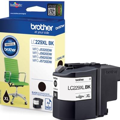 Brother inktcartridge, 2.400 pagina's, OEM LC-229XLBK, zwart