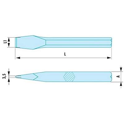 Facom beitel 24x600 vonkvrij - 265.29SR