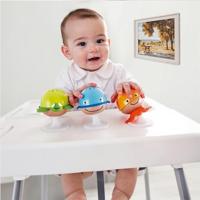 Hape rammelaars dieren met zuignap, 3st. - thumbnail