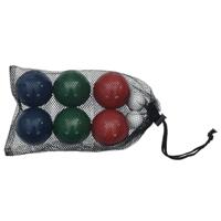 8-delige Jeu de boules ballenset en draagtas massief grenenhout - thumbnail