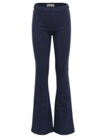 LOOXS Little winter flare broek meisjes - donker blauw - thumbnail