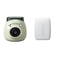 Fujifilm INSTAX PAL digital camera, Pistachio Green + printer mini Link 3, Clay White - thumbnail
