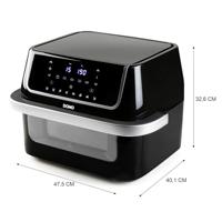 DOMO Heißluft-Fritteuse 10L Frituurpan 10 l Meerdere kleuren - thumbnail