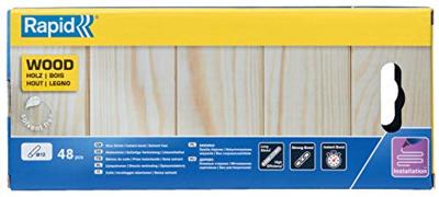 Rapid Lijmpatronen Hout | Ø11-12 x 190 mm | 48 Stuks - 5001421 Rapid Lijmpatronen Hout | Ø11-12 x 190 mm | 48 Stuks - 5001421