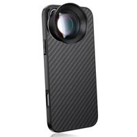 MOJOGEAR 17mm lens case voor iPhone 16 Plus - Carbon - thumbnail