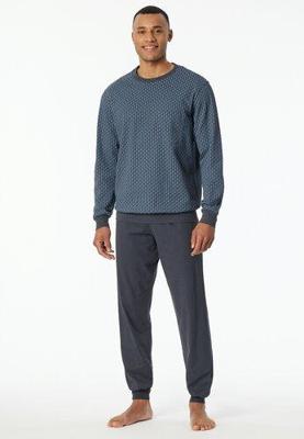 Schiesser Schiesser Pyjama Long graphite 181156 54/XL