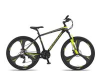 Altec Accrue MTB 27.5 Inch 43 cm Unisex 21V Hydraulische schijfrem Zwart/Geel - thumbnail