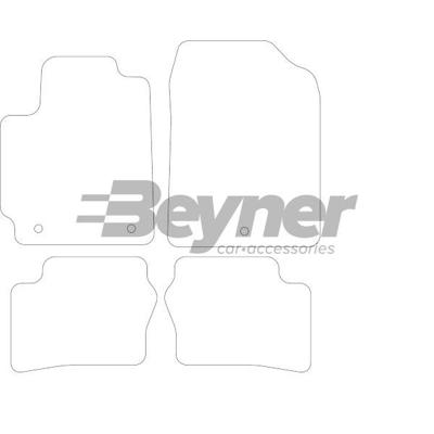 Velours Automatten passend voor Kia Picanto 2017-2019 4-delig HL1345474