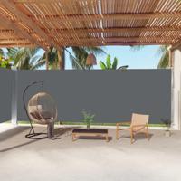 VidaXL Windscherm uittrekbaar 220x1000 cm antracietkleurig - thumbnail