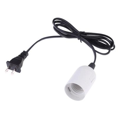 E27 Wire Cap lamp houder kroonluchter stopcontact met 1.5 m verlengkabel US plug (wit) E27 Wire Cap lamp houder kroonluchter stopcontact met 1.5 m verlengkabel US plug (wit)