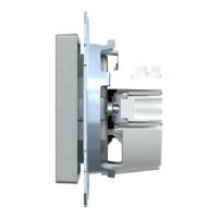 Merten MEG2300-0460 Wandcontactdoos System M Aluminium 1 stuk(s) - thumbnail