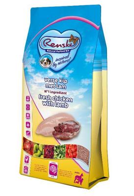 Renske Puppy Super Premium vers bereid kip met lam hondenvoer 2 x 12 kg Renske Puppy Super Premium vers bereid kip met lam hondenvoer 2 x 12 kg