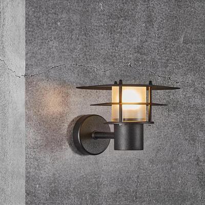 Buitenlamp zwart e14 &apos;Bastia&apos; voordeur verlichting Nordlux