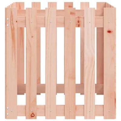 VidaXL Plantenbak met hekontwerp 60x60x60 cm massief douglashout