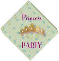 Haza Witbaard Servetten princess party, 20st. - thumbnail