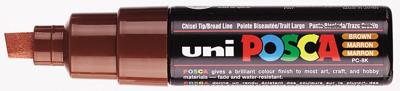 Uni POSCA paintmarker PC-8K, 8 mm, bruin Uni POSCA paintmarker PC-8K, 8 mm, bruin