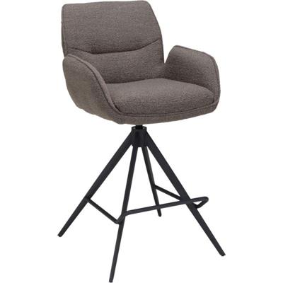 Barstoel Bowie met arm zithoogte 65cm Brown Barstoel Bowie met arm zithoogte 65cm Brown