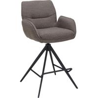 Barstoel Bowie met arm zithoogte 65cm Brown - thumbnail