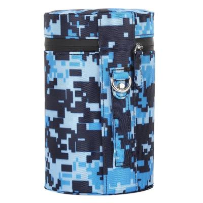 Camouflage grote Lens geval met ritssluiting doek Pouch kleurvak voor DSLR cameralens grootte: 16x10x10cm (blauw) Camouflage grote Lens geval met ritssluiting doek Pouch kleurvak voor DSLR cameralens grootte: 16x10x10cm (blauw)