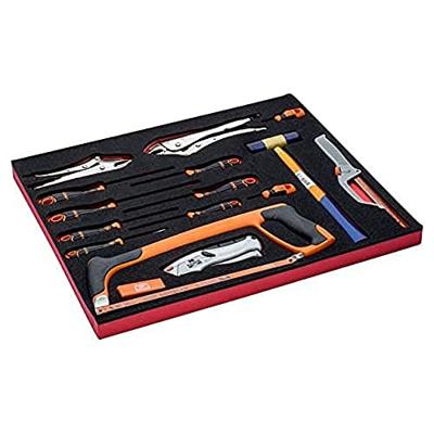 Bahco Foaminlay Fit&Go 3/3 met schroevendraaiers | snijgereedschap en slaggereedschap - 16-delig - FF1A147 Bahco Foaminlay Fit&Go 3/3 met schroevendraaiers | snijgereedschap en slaggereedschap - 16-delig - FF1A147