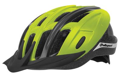 Pol Isport ride in fietshelm l 58-62cm flugoud geel/zwart