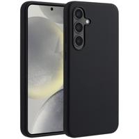 Accezz Liquid Silicone Backcover met MagSafe voor Samsung Galaxy S24 FE Telefoonhoesje Zwart - thumbnail