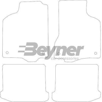 Automatten passend voor Seat Ibiza 1999-2002 4-delig BL1761204