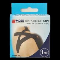 Emdee Kinesio tape zwart pre cut 1 Stuks - thumbnail
