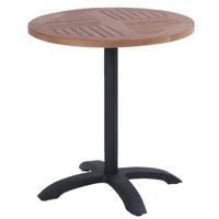 Hartman Outdoor Ronde Bistrotafel 70cm, inklapbaar - Zwart - thumbnail