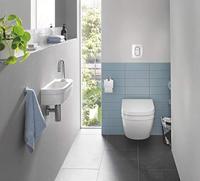 Grohe Euro Keramiek Fontein 37x18 cm met Kraangat en Overloop Wit - thumbnail