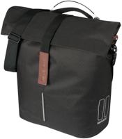 Basil B.V. Tas basil city shopper enkel | mik studs | zwart | 14-16l - thumbnail