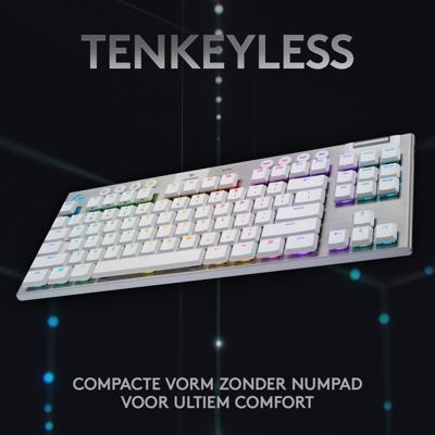 Logitech G915 TKL LIGHTSPEED Wireless RGB Mechanical Gaming Keyboard gaming toetsenbord - thumbnail