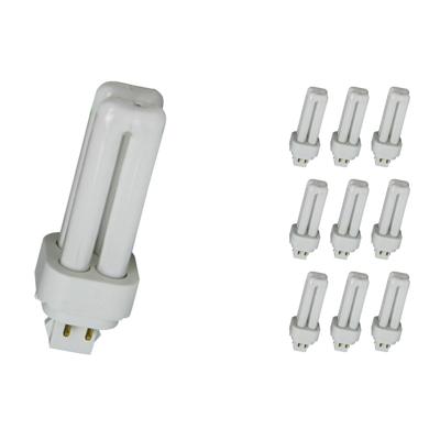 Voordeelpak 10x Osram Dulux D/E 10W 827 | Zeer Warm Wit - 4-Pin