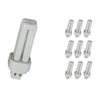 Voordeelpak 10x Osram Dulux D/E 10W 827 | Zeer Warm Wit - 4-Pin - thumbnail