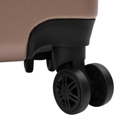 VidaXL Koffer met slot 3 pcs rose gold 50 x 31 x 78 cm abs kunststof