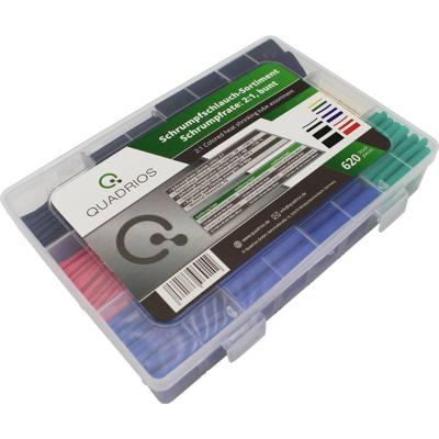 Quadrios 2103CA001 Krimpkous assortiment Zwart, Rood, Geel, Blauw, Groen Krimpverhouding:2:1 620 stuk(s) Quadrios 2103CA001 Krimpkous assortiment Zwart, Rood, Geel, Blauw, Groen Krimpverhouding:2:1 620 stuk(s)